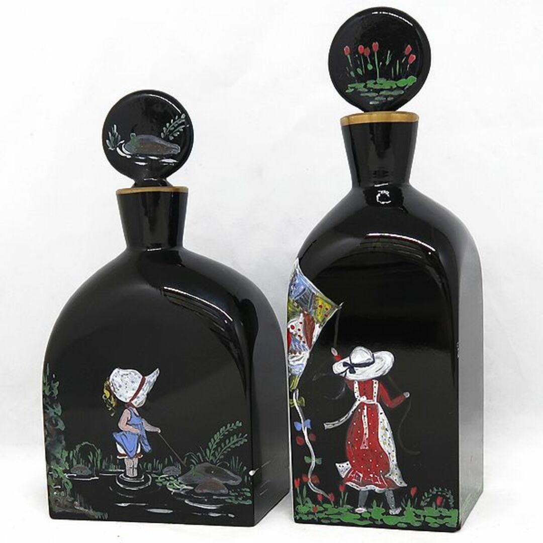 イタリア MURANO ムラーノ ガラス ハンドメイド 飾り瓶