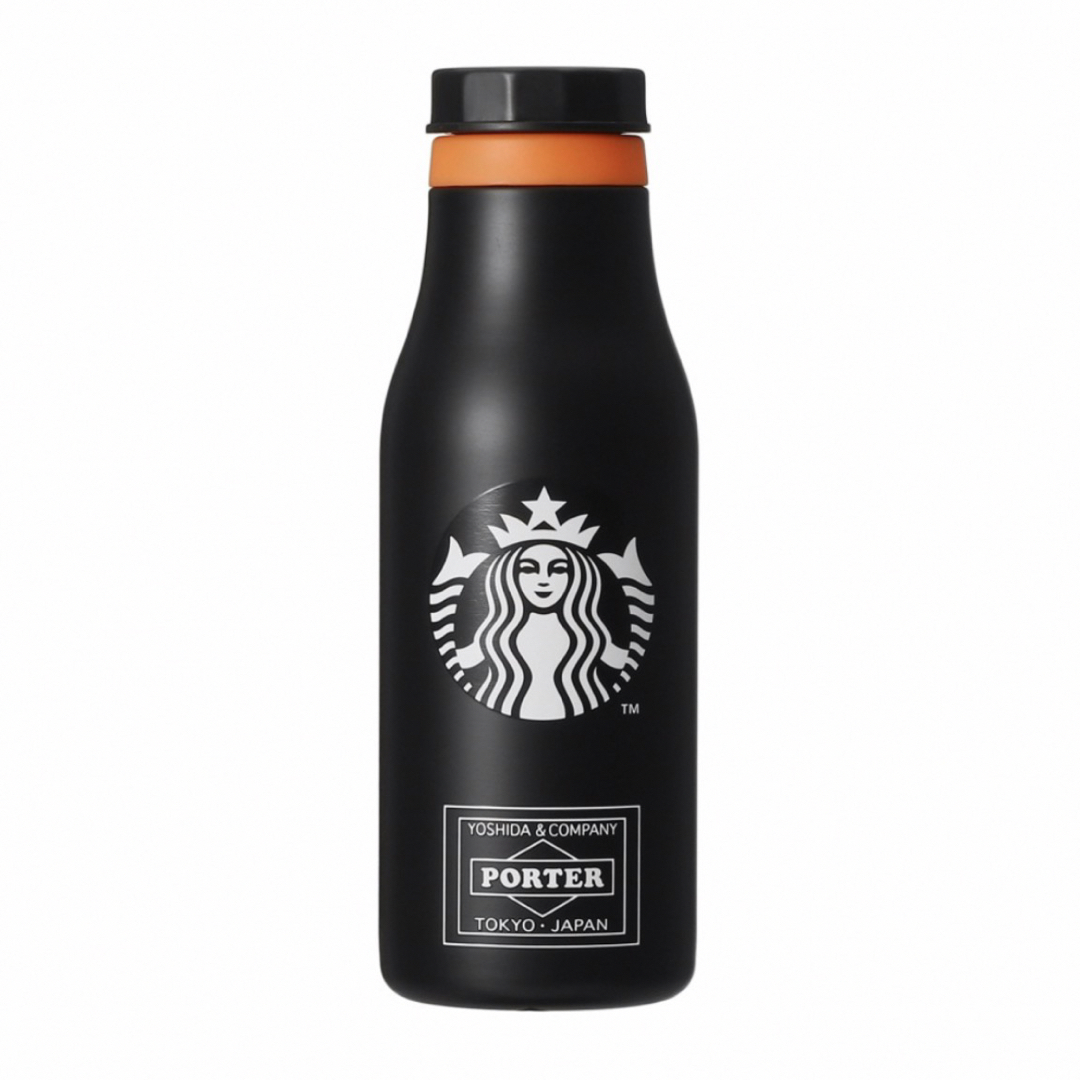 Starbucks スタバ ポーター ステンレスロゴボトル タンブラー ブラック Starbucks スタバ ポーター ステンレスロゴボトル タンブラー ブラック