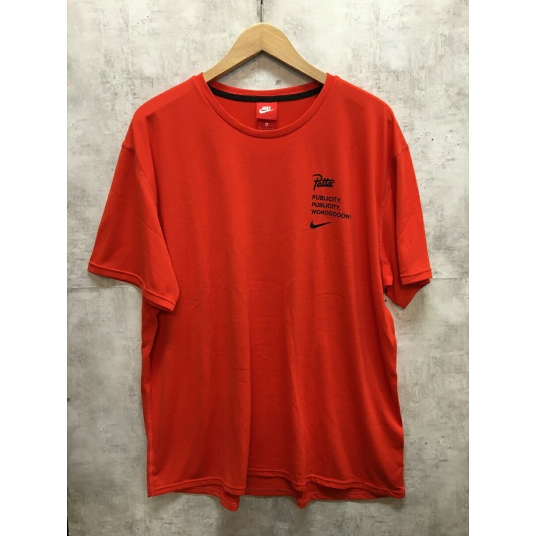 NIKE × PATTA ナイキ パタ Tシャツ AH6490-634 HABANERO RED【004】