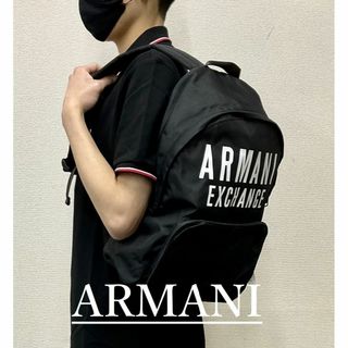 アルマーニエクスチェンジ(ARMANI EXCHANGE)のAX　バックパック 0220　ブラック　新品　アルマーニ　952199(バッグパック/リュック)