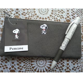 スヌーピー(SNOOPY)のスヌーピー　布製ペンケース　シャープペンシル付(ペンケース/筆箱)