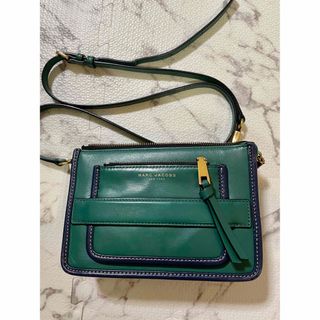 マークジェイコブス(MARC JACOBS)のMARC JACOBS  レザー 2WAY ショルダーバッグ グリーン(ショルダーバッグ)