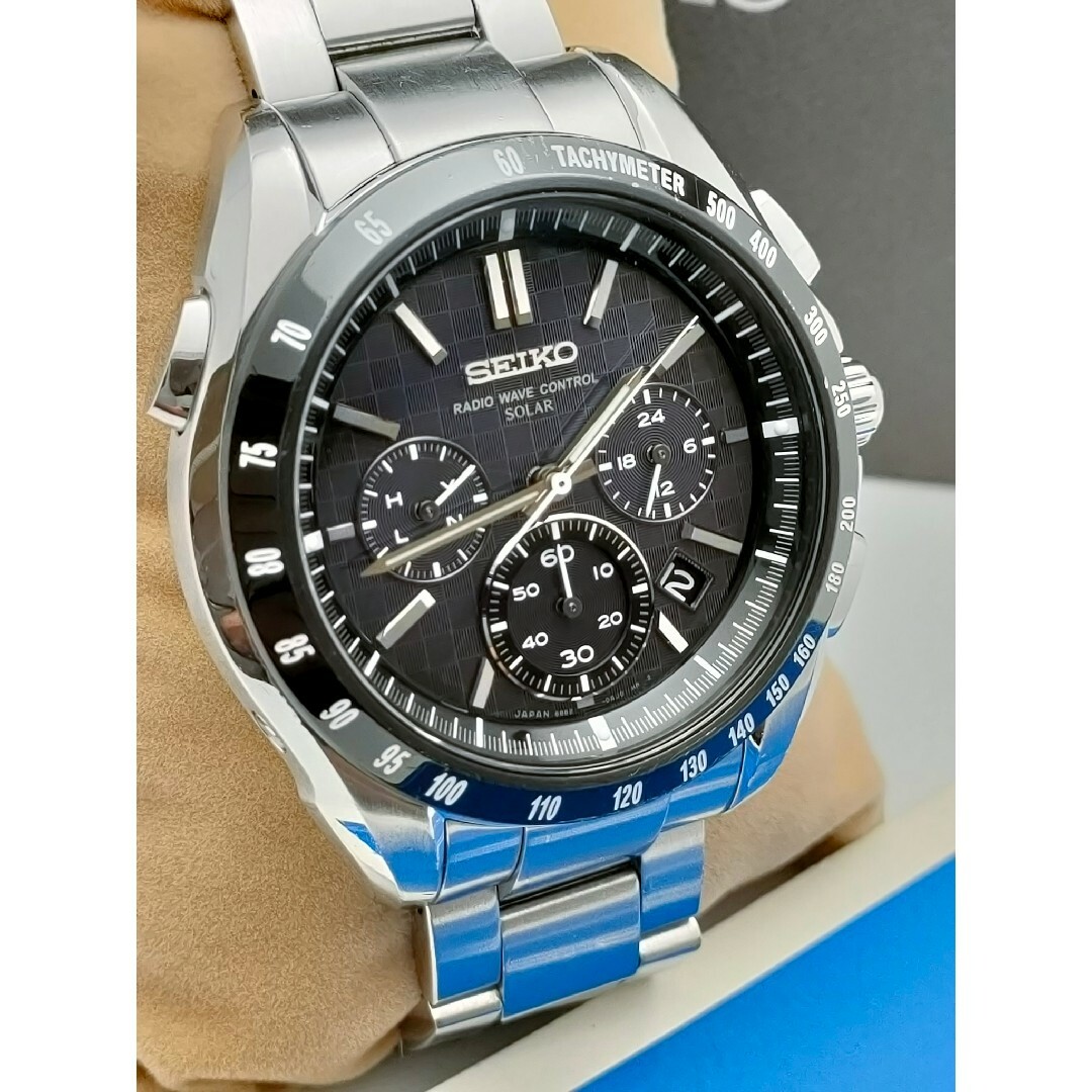 SEIKO BRIGHTZ セイコー ブライツ電波ソーラー・クロノグラフ - 時計 SEIKO BRIGHTZ セイコー ブライツ電波ソーラー・クロノグラフ - 時計
