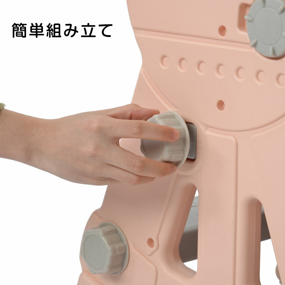 すべり台 幼児用滑り台とブランコセット バスケットゴール ブランコ三