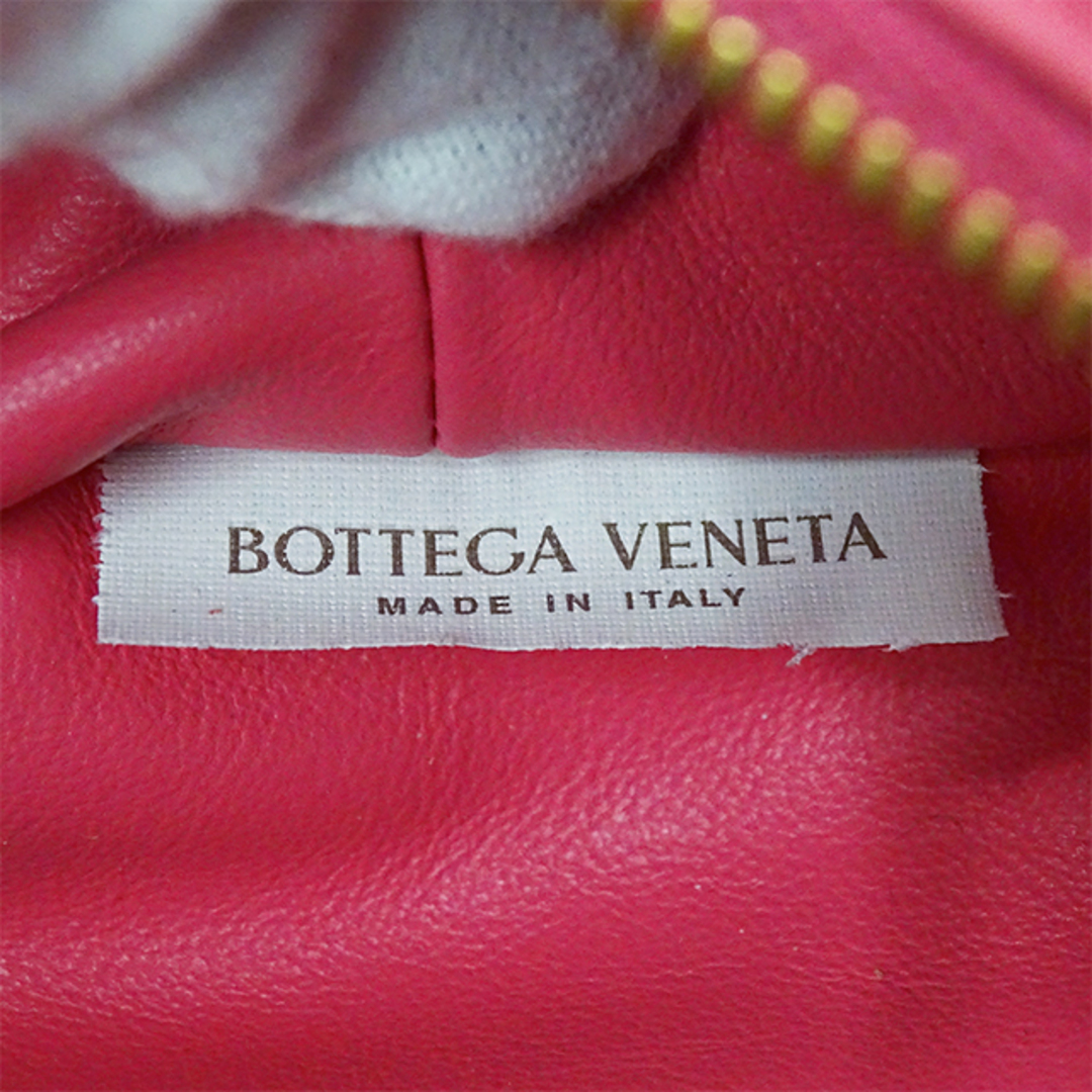 ボッテガヴェネタ BOTTEGAVENETA バッグ レディース ブランド ハンドバッグ  レザー ダブルノット ピンク 無地 おしゃれ 小さめ コンパクト 派手 可愛い 差し色