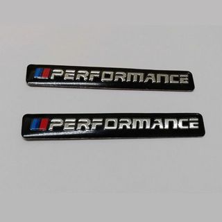 ビーエムダブリュー(BMW)のBMW PERFORMANCE ステッカー ブラック　２枚セット(車外アクセサリ)