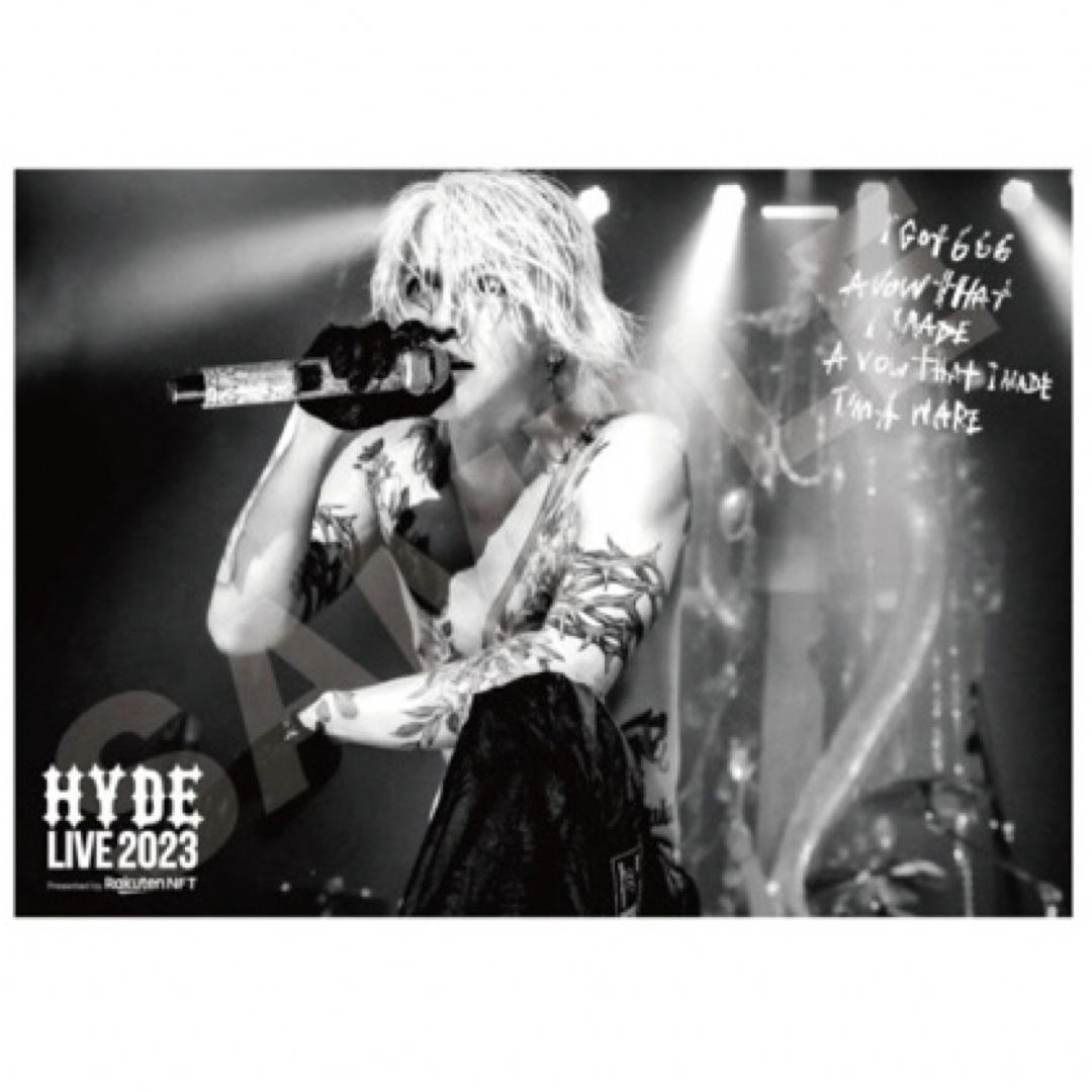 HYDE ガチャ　ファブリックポスター