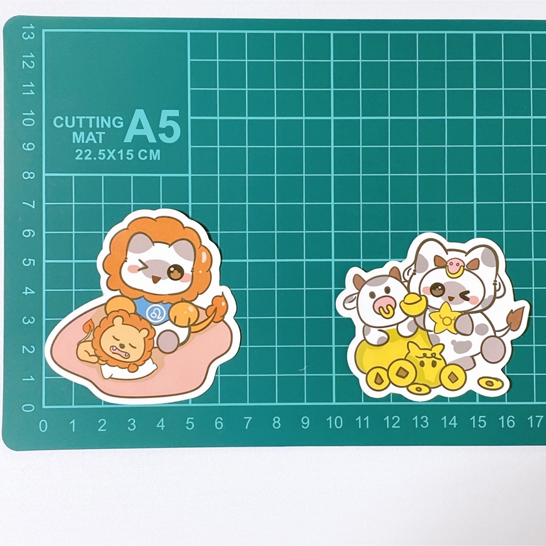 No.C-0101 星座キャラクターステッカー 12枚入り