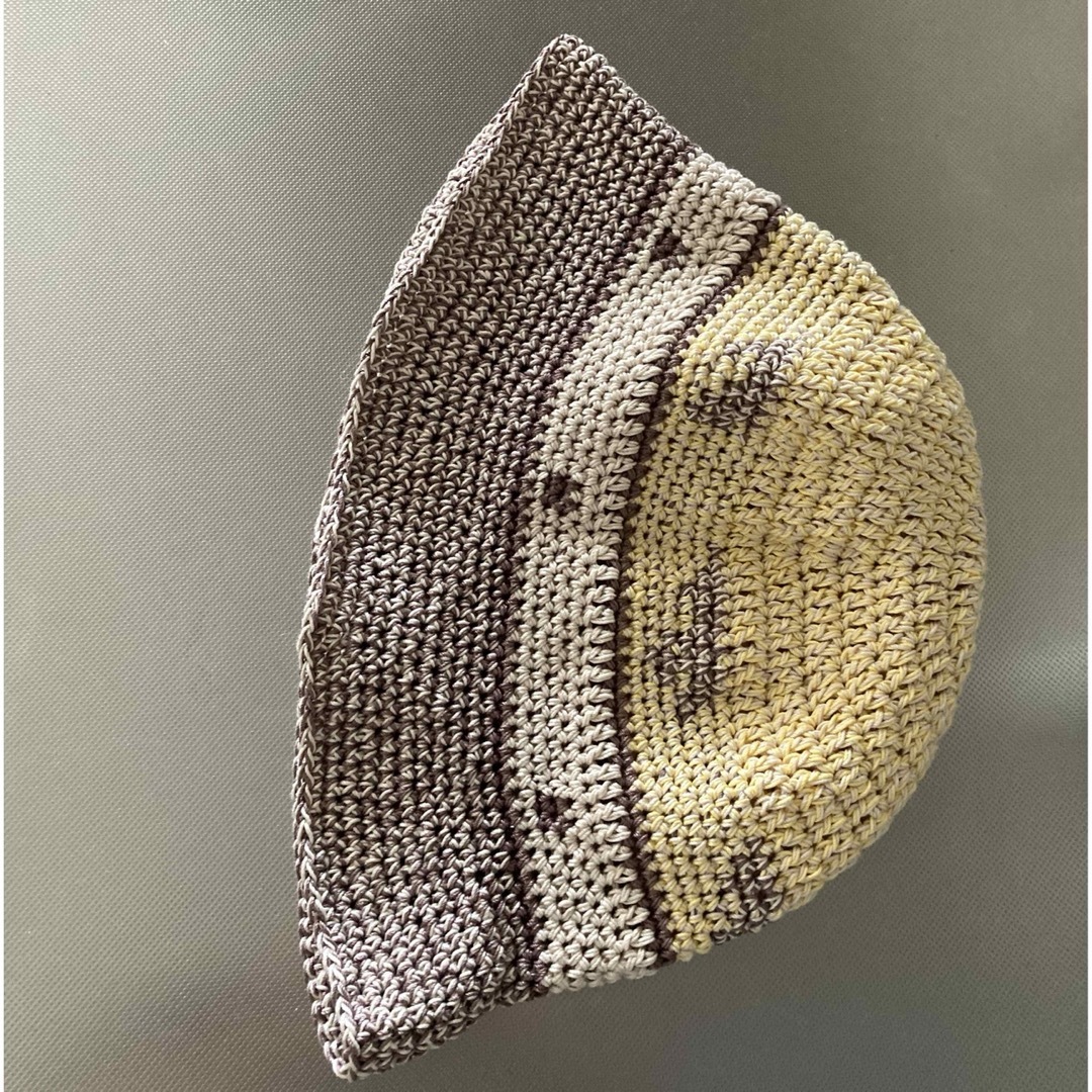 ZARA(ザラ)のバケットハット　約58cm ニット帽　クロシェ　クラッシャー レディースの帽子(ニット帽/ビーニー)の商品写真