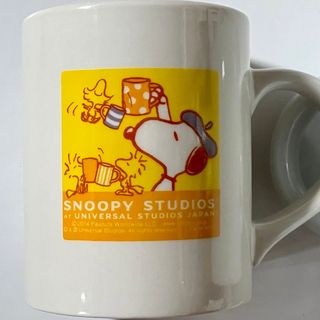 スヌーピー(SNOOPY)の未使用 スヌーピー USJ ユニバーサルスタジオ 陶器製 マグカップ 非売品 (グラス/カップ)