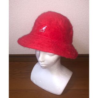 カンゴール(KANGOL)のM 新品 KANGOL Furgora Casual ファー ハット 赤 レッド(ハット)