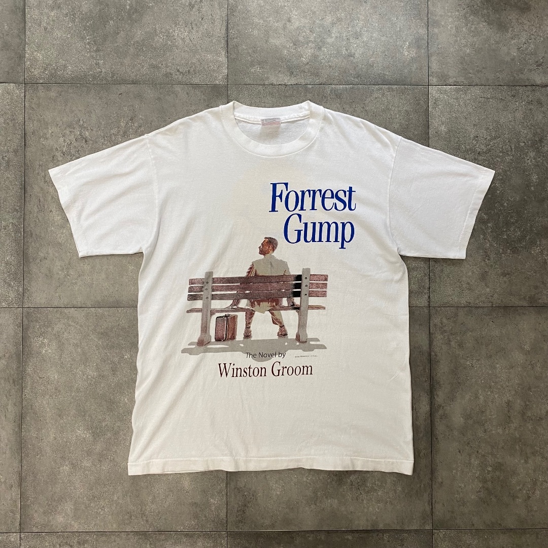 90s 【USA 製】 フォレスト・ガンプ モチーフプリントTシャツ - T
