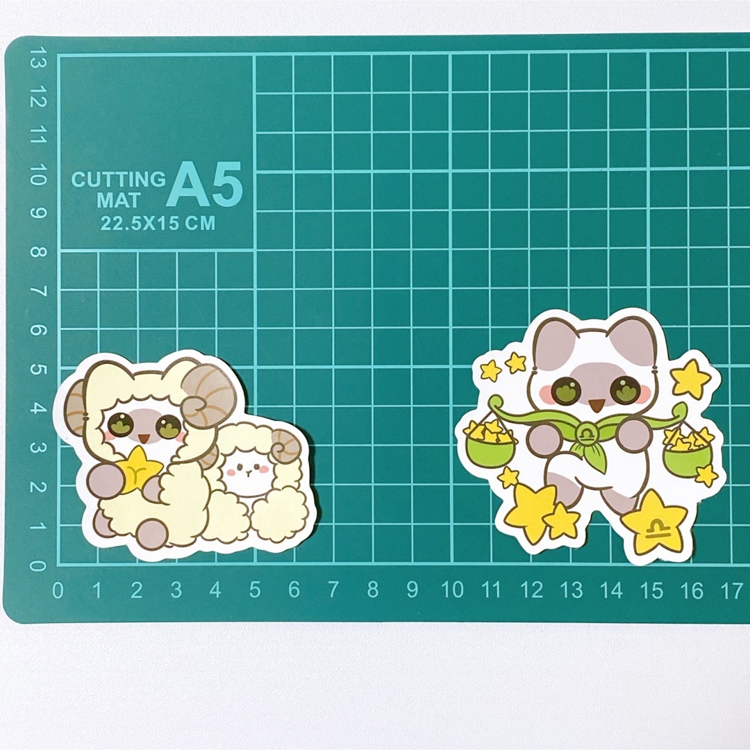 No.C-0102 星座キャラクターステッカー 12枚入り