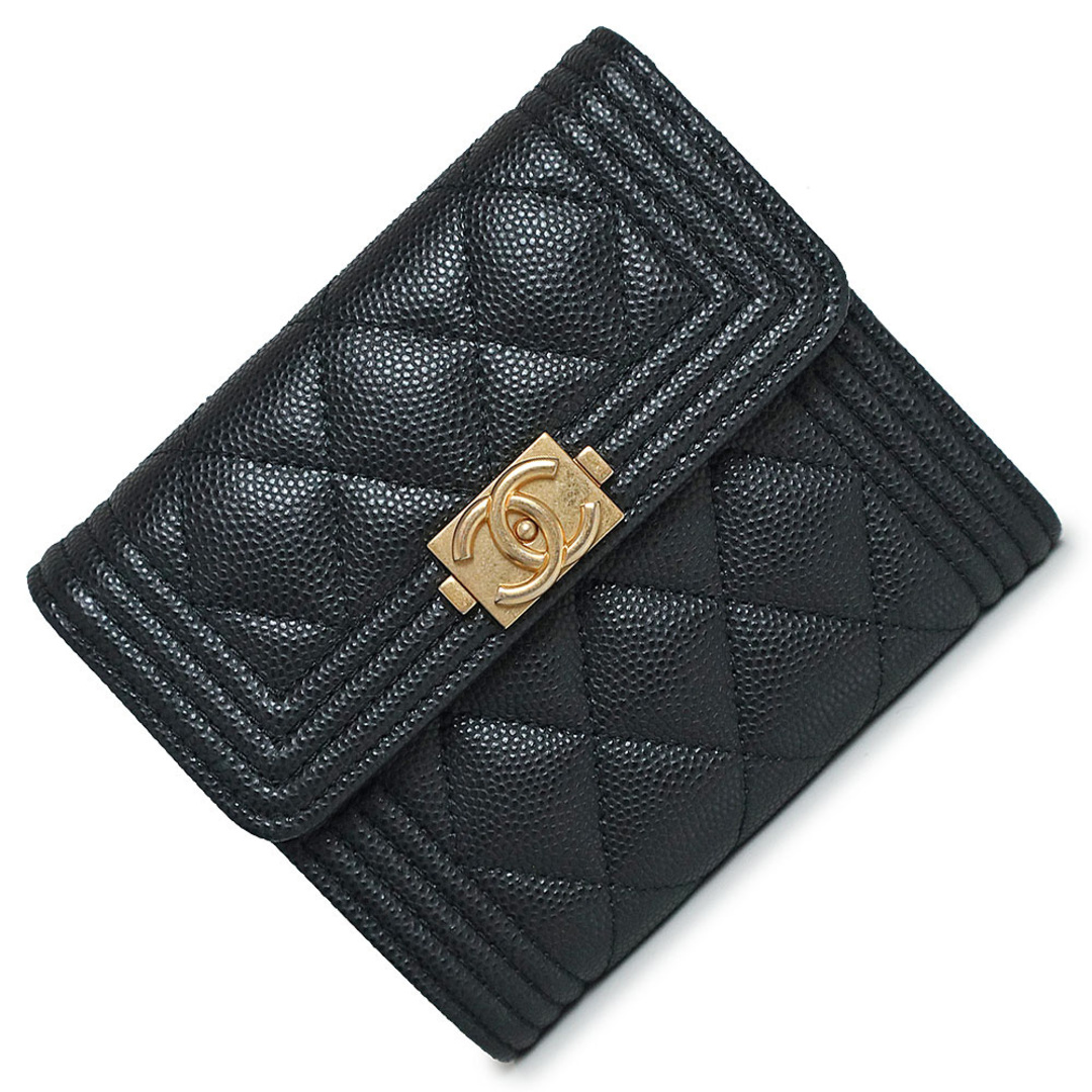 CHANEL - シャネル ボーイシャネル BOYCHANEL スモールウォレット 三 ...