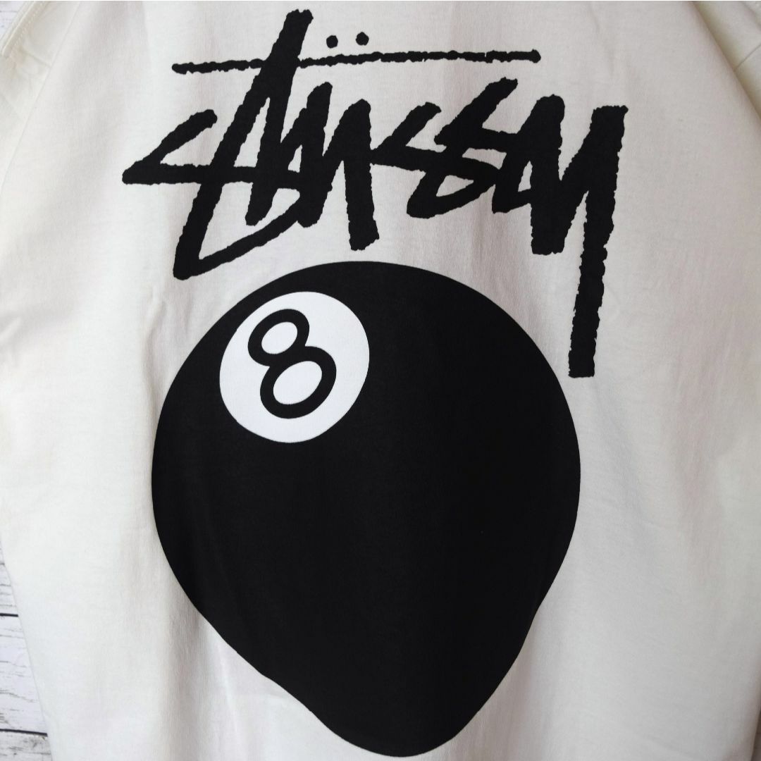 【Lサイズ】新品 タグ付き stussy 8ボール Tシャツ ホワイト