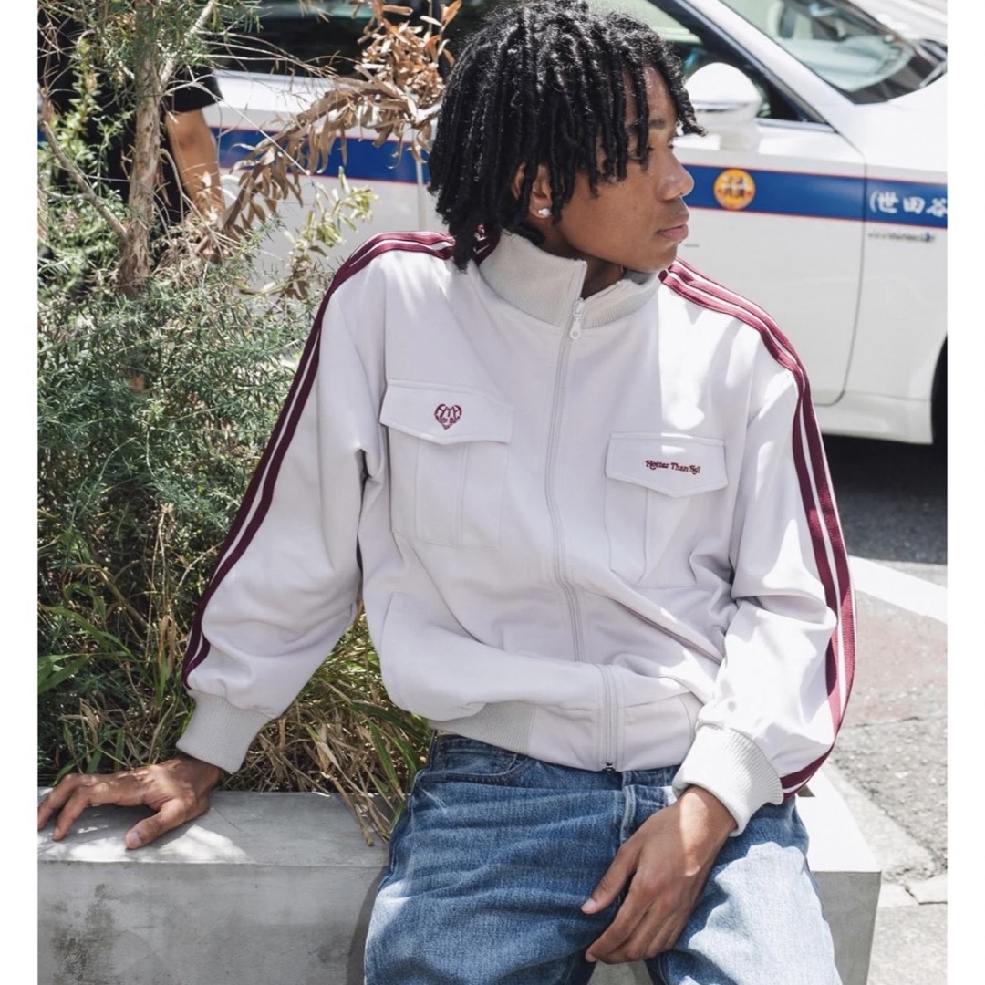 adidas - HTH track jacket トラックジャケット ベージュの通販 by u