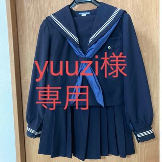 セーラー服上下セット本物 冬服4点セット 新品スカーフ付 女の子