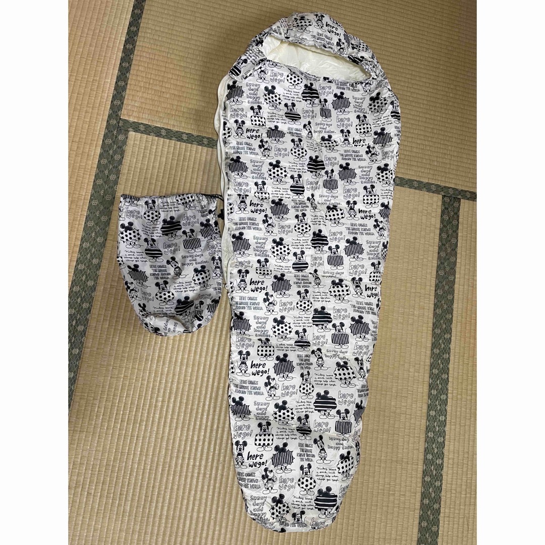 お値下げ中★LOGOS ミッキーマウス キッズ用寝袋 | フリマアプリ ラクマ