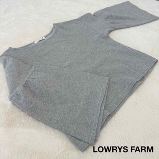 ローリーズファーム(LOWRYS FARM)の【LOWRYS FARM】カットソー　トップス　袖短め　Ｍサイズ(カットソー(長袖/七分))