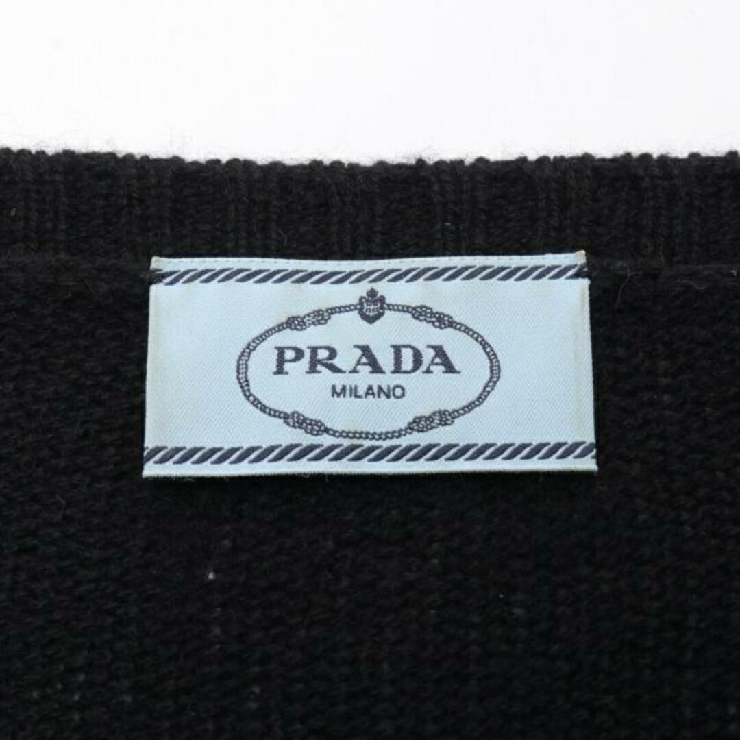 PRADA(プラダ)の ニット カシミヤ ブラック スパンコール ビーズ レディースのトップス(ニット/セーター)の商品写真