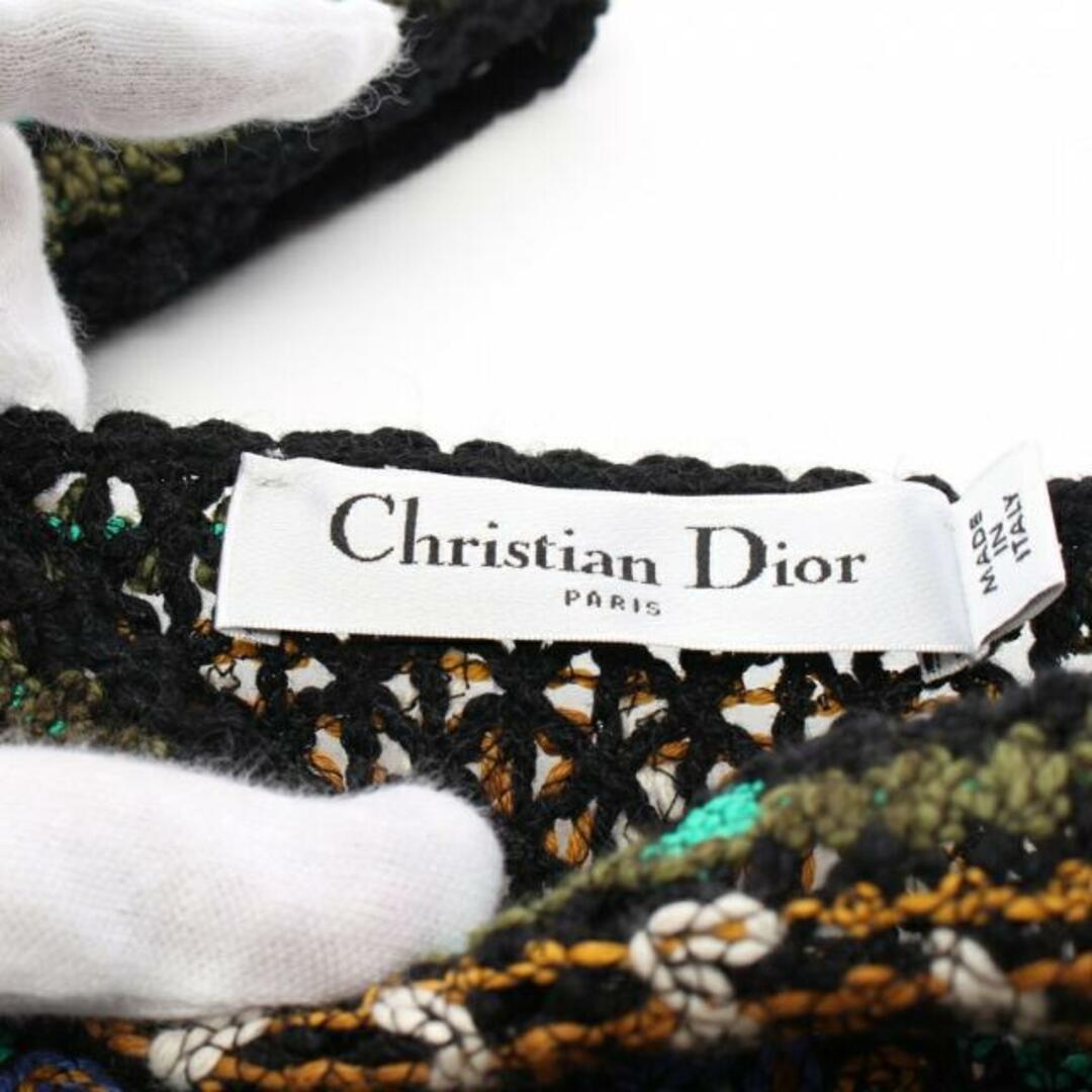 Christian Dior(クリスチャンディオール)の ニット カシミヤ ウール シルク ブラック マルチカラー レディースのトップス(ニット/セーター)の商品写真