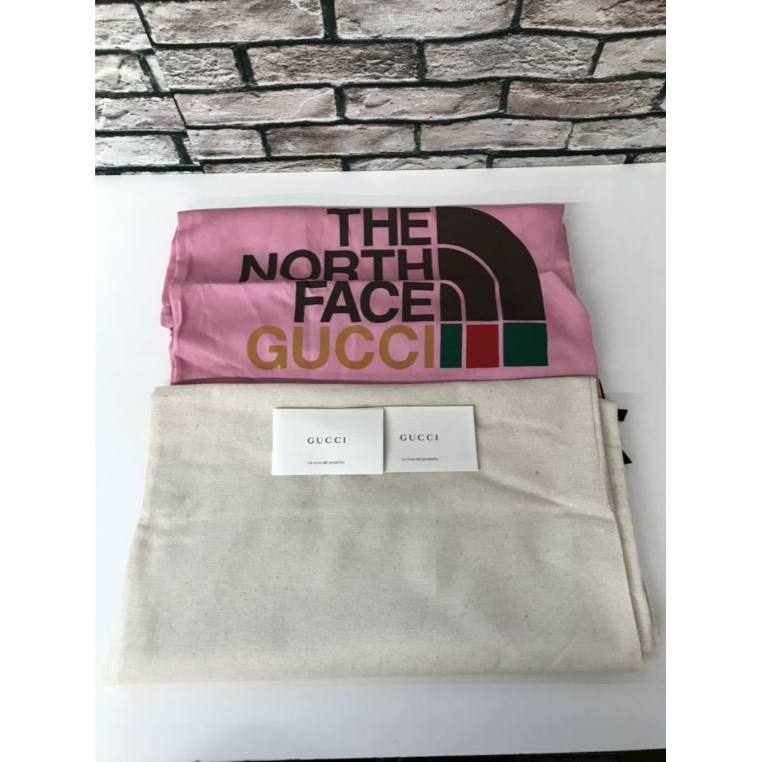 Gucci - グッチ×ノースフェイス☆21AW GGロゴキャンバス切替レザー