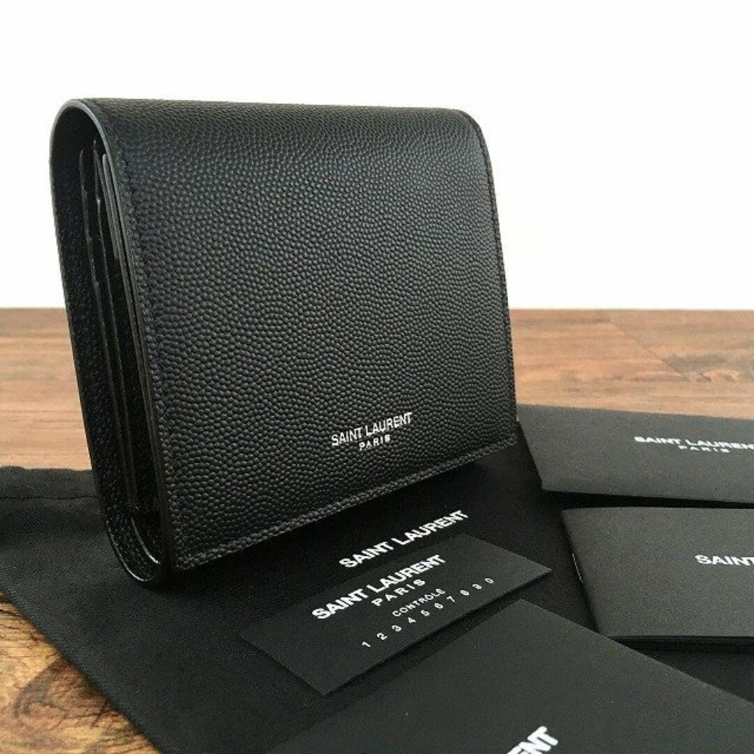 サンローラン集めてみました未使用品 Saint Laurent コンパクトウォレット 248