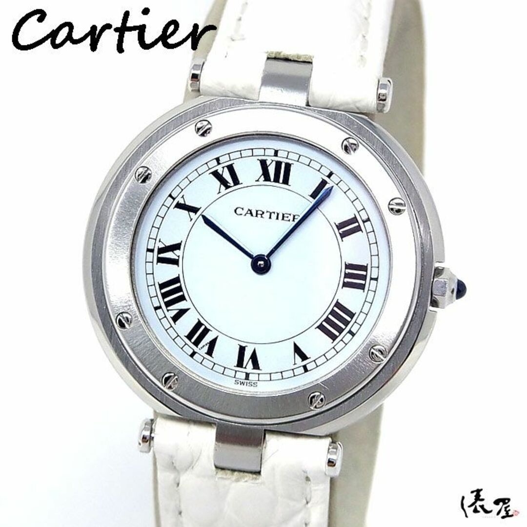 【仕上済/OH済】カルティエ サントス ヴァンドーム QZ クーガー ヴィンテージ メンズ Cartier 時計 腕時計 【送料無料】