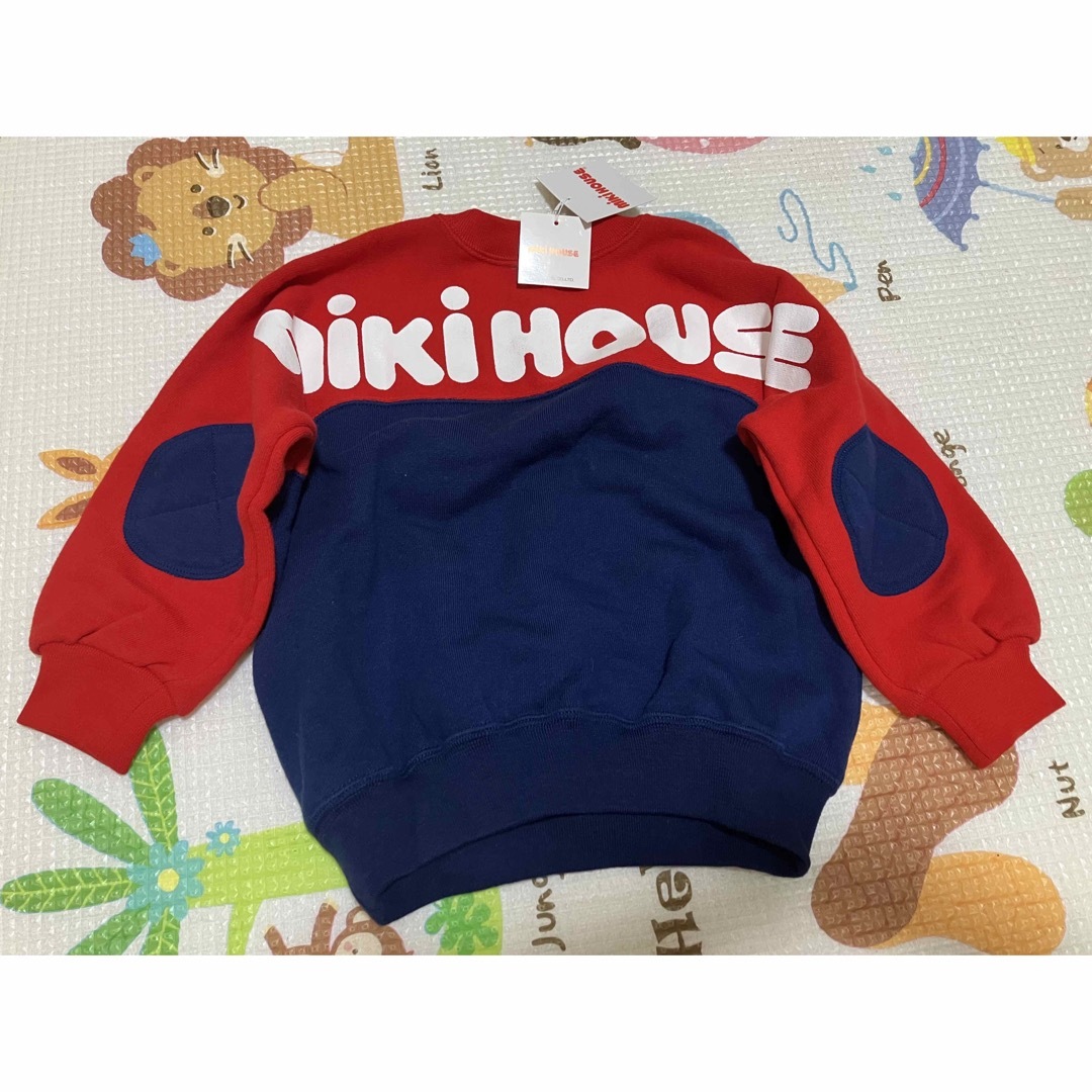 新品タグ付ミキハウストレーナーキッズ服男の子用(90cm~)