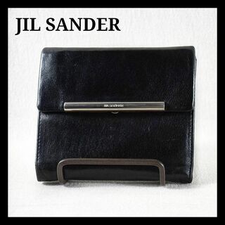 JIL SANDER ジルサンダー ブラック二つ折り財布 イタリア正規品 J25UI0002 P4966 001 新品