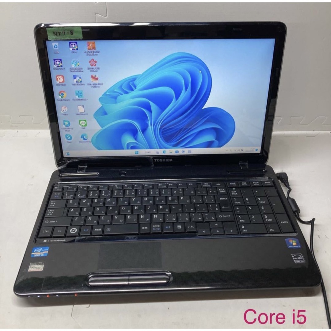 東芝 ノートパソコン Corei5 windows11 Office:T637