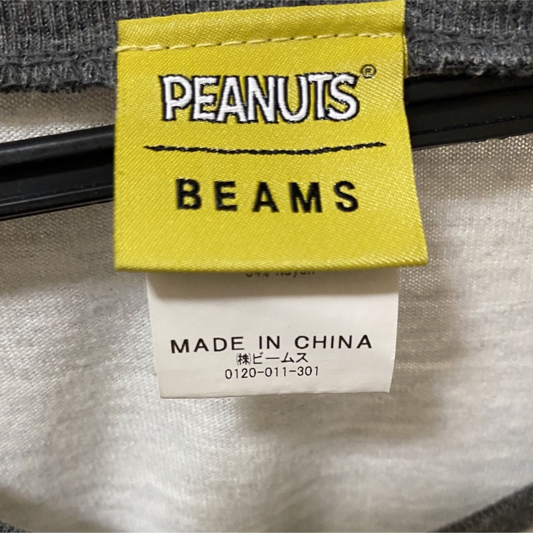 BEAMS(ビームス)のビームス　ラグラン　PEANUTS レディースのトップス(Tシャツ(長袖/七分))の商品写真