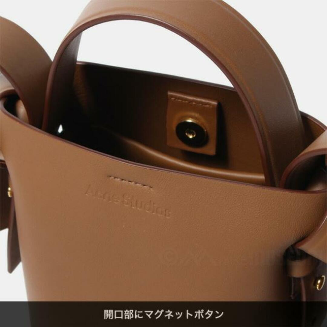 【新品未使用】 ACNE STUDIOS アクネストゥディオズ ショルダー ハンドバッグ MUSUBI MICRO LEATHER BAG A10095 【CAMEL BROWN】