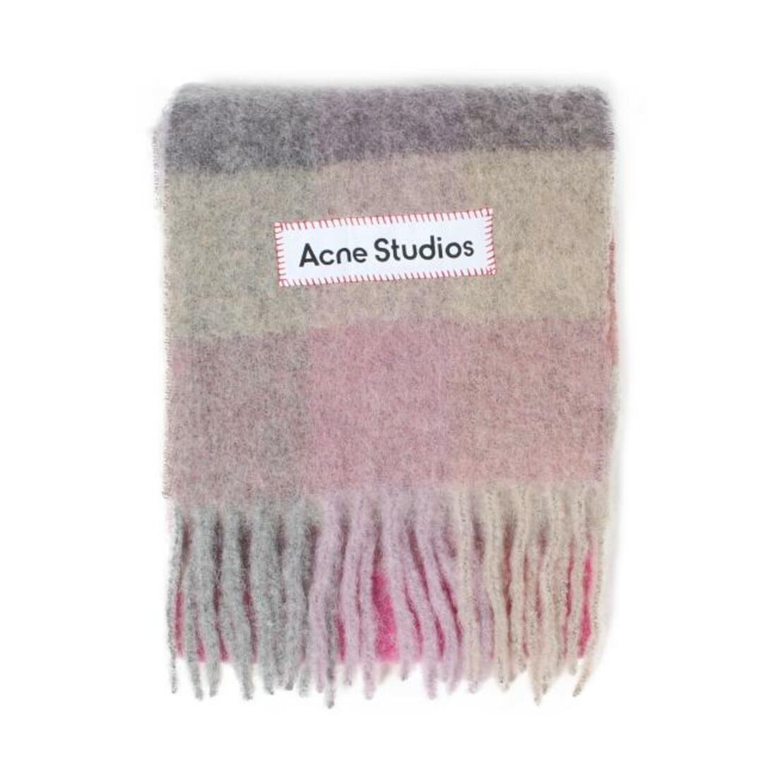 【新品未使用】 Acne Studios アクネストゥディオズ マフラー MOHAIR CHECKED SCARF モヘアチェックスカーフ アルパカ CA0084 【FUCHSIA/LILAC/PINK】