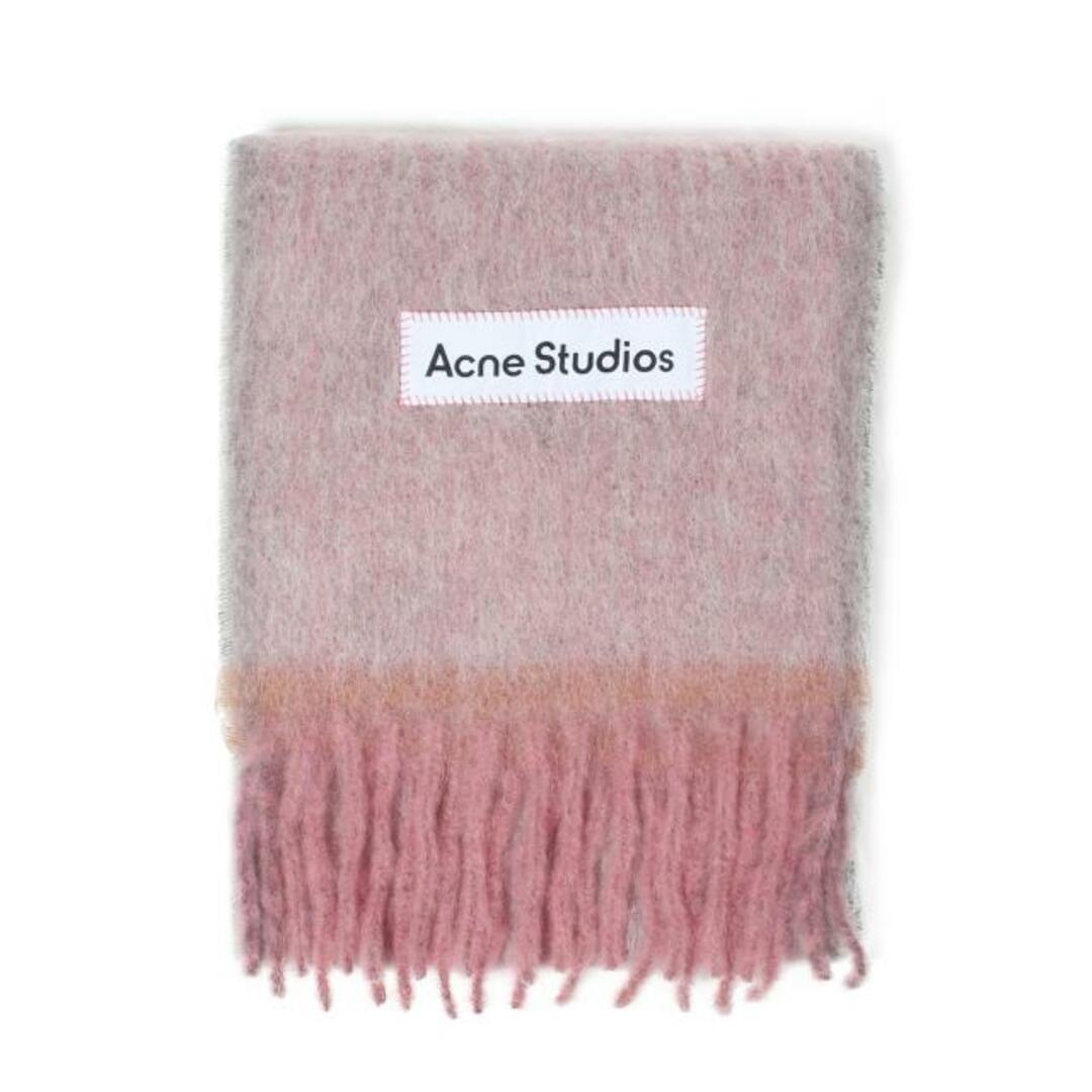 【新品未使用】 Acne Studios アクネストゥディオズ マフラー MOHAIR WOOL FRINGE SCARF モヘアウールフリンジスカーフ アルパカ CA0290 【DUSTY PINK】