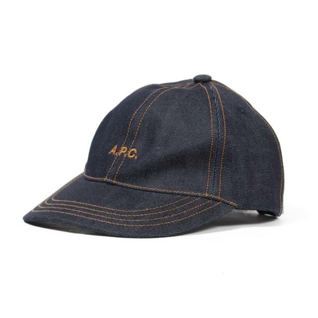 【新品未使用】 APC A.P.C. アーペーセー デニムキャップ 帽子 LOGO CAP ロゴキャップ コットン COCSXM24127 【56サイズ/IAI INDIGO】