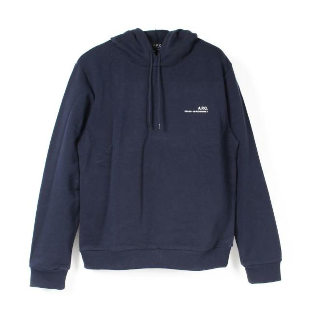 サイズ単位【新品未使用】 APC A.P.C. アーペーセー パーカー フーディ SWEATSHIRT スウェットシャツ コットン COFBQH27672 【Lサイズ/IAK DARK NAVY】