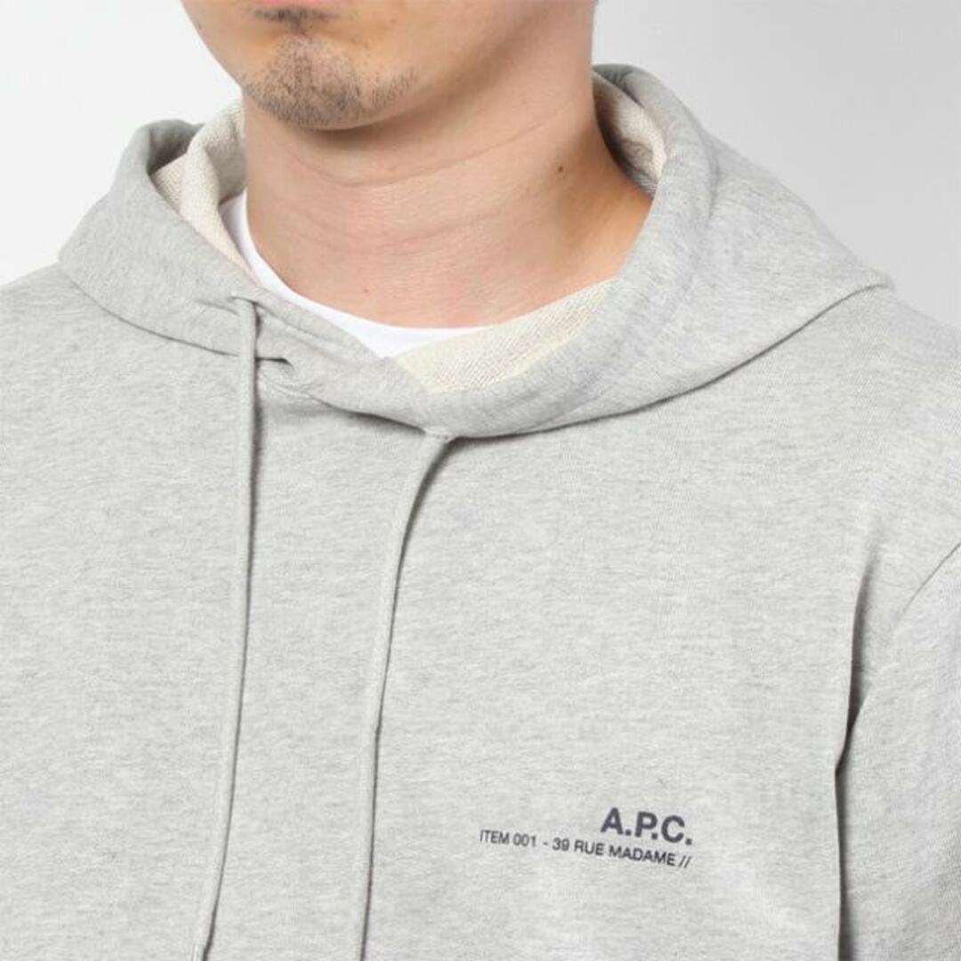 【新品未使用】 APC A.P.C. アーペーセー パーカー フーディ SWEATSHIRT スウェットシャツ コットン COFBQH27672 【Lサイズ/LZZ NOIR】