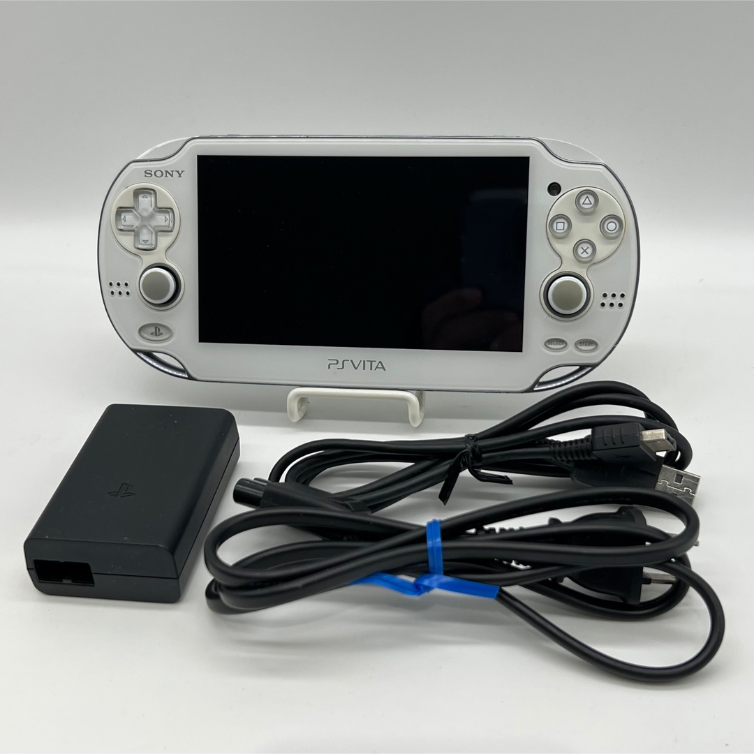 動作品】PS Vita PCH-1000 White ホワイト 本体 ソニー - 携帯用ゲーム ...