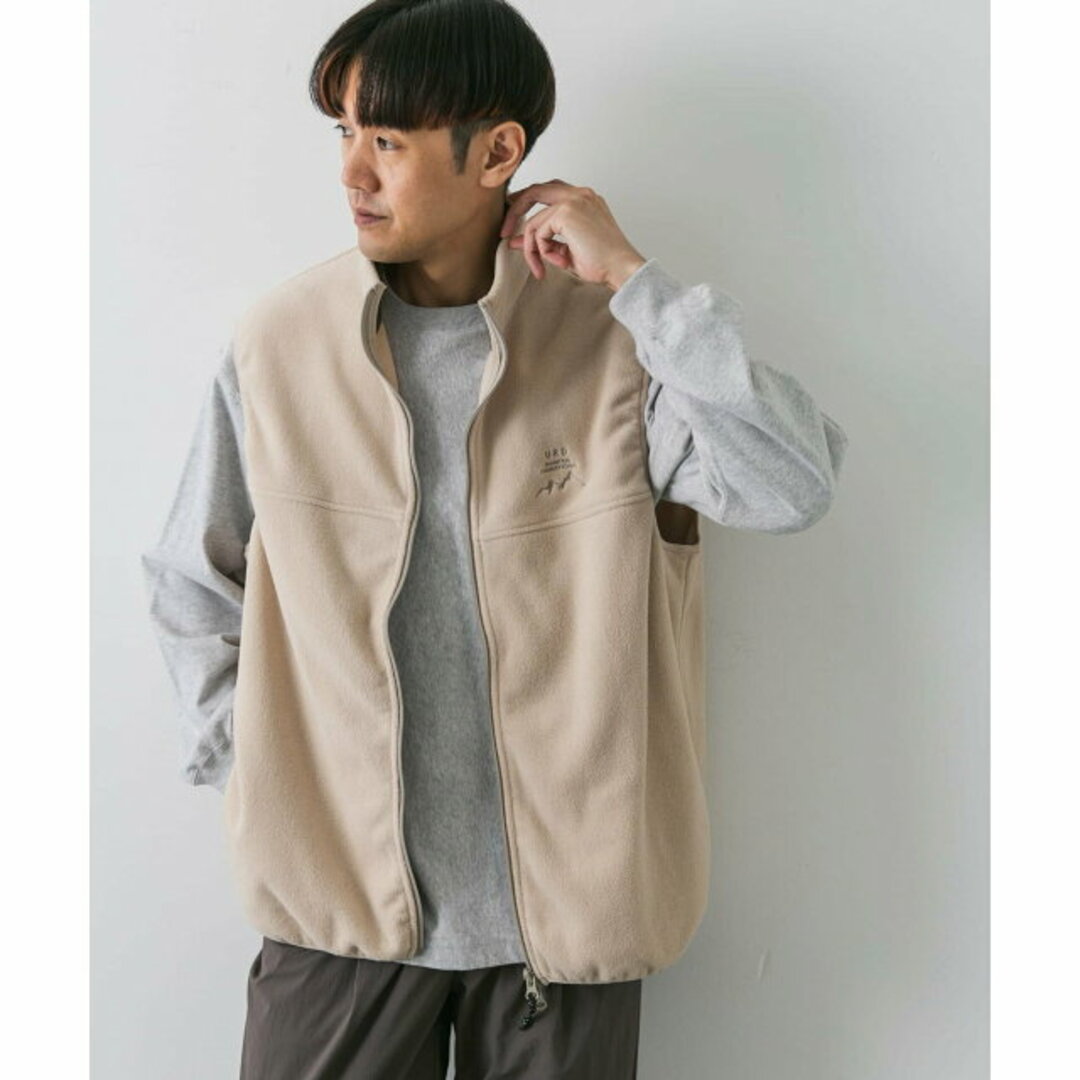 URBAN RESEARCH DOORS(アーバンリサーチドアーズ)の【NATURAL】URD Fleece Vest メンズのトップス(ベスト)の商品写真