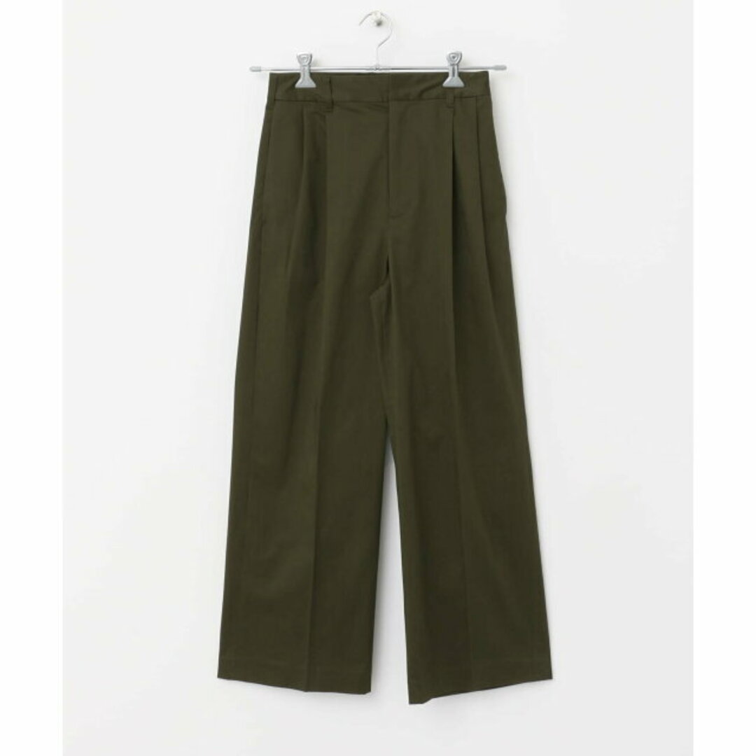 URBAN RESEARCH DOORS(アーバンリサーチドアーズ)の【KHAKI】2タックワイドパンツ レディースのパンツ(その他)の商品写真