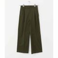 【KHAKI】2タックワイドパンツ