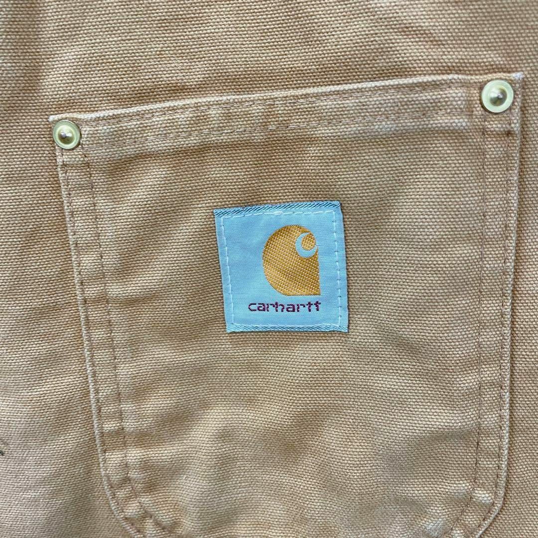 carhartt(カーハート)のカーハート　サイズＸＬ　80年代　星タグ　キャメルカラー　カバーオールメンズ古着 メンズのジャケット/アウター(ブルゾン)の商品写真
