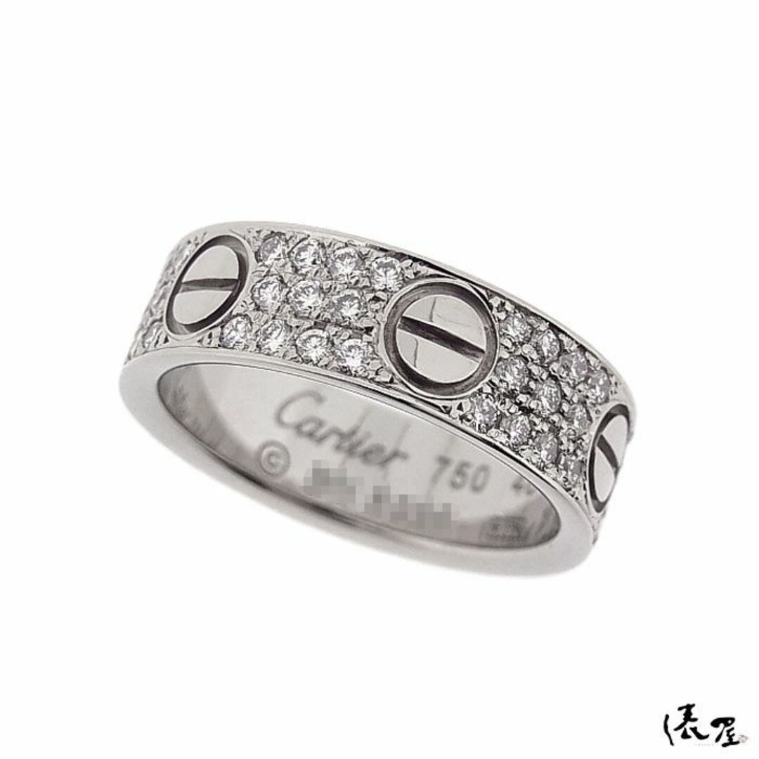 Cartier(カルティエ)の【仕上げ済み】カルティエ ラブリング ダイヤ #48 750 極美品 レディース K18WG love ring【送料無料】Cartier 中古 レディースのアクセサリー(リング(指輪))の商品写真