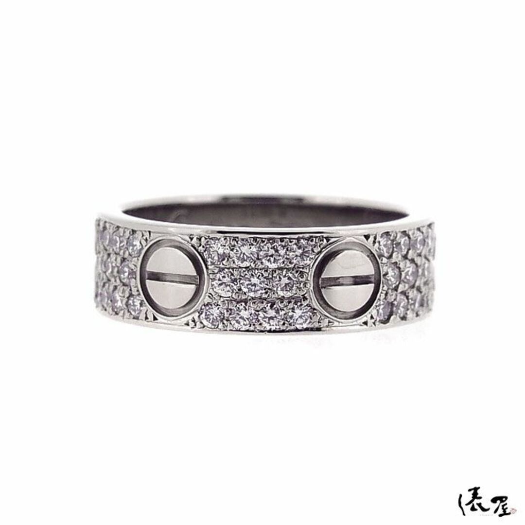 Cartier(カルティエ)の【仕上げ済み】カルティエ ラブリング ダイヤ #48 750 極美品 レディース K18WG love ring【送料無料】Cartier 中古 レディースのアクセサリー(リング(指輪))の商品写真