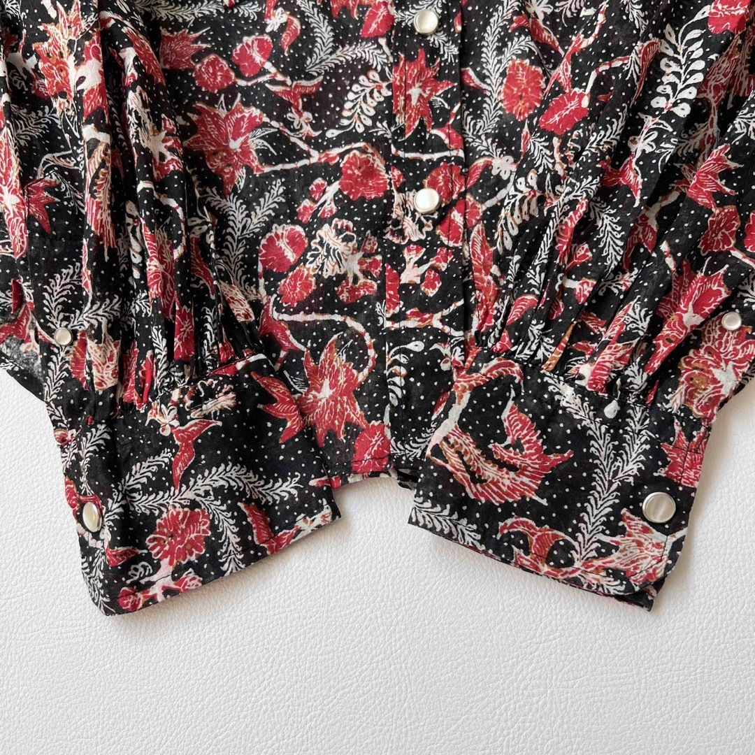 Isabel Marant(イザベルマラン)の美品　Isabel Marant イザベルマラン　ブラウス　シャツ　花柄 レディースのトップス(シャツ/ブラウス(長袖/七分))の商品写真