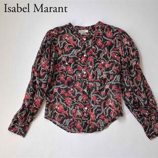 イザベルマラン(Isabel Marant)の美品　Isabel Marant イザベルマラン　ブラウス　シャツ　花柄(シャツ/ブラウス(長袖/七分))