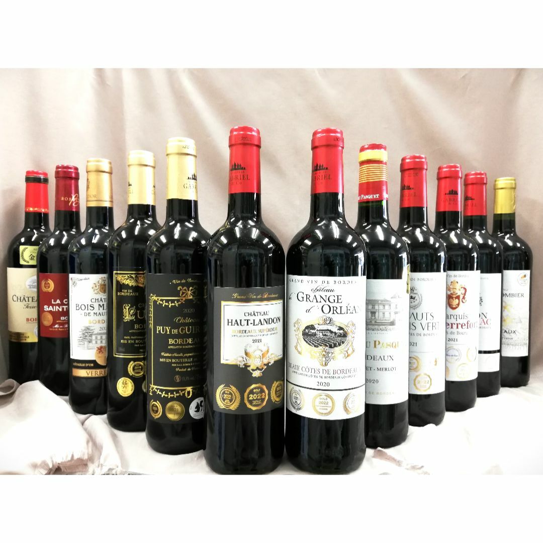 5冠 トリプル ダブル金賞含む ボルドー2016-2019 AOC赤 10本