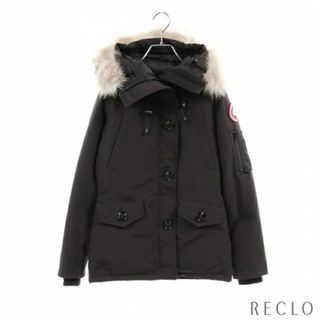 カナダグース(CANADA GOOSE)のモンテベロパーカ ダウンジャケット ブラック フード付き(ダウンジャケット)