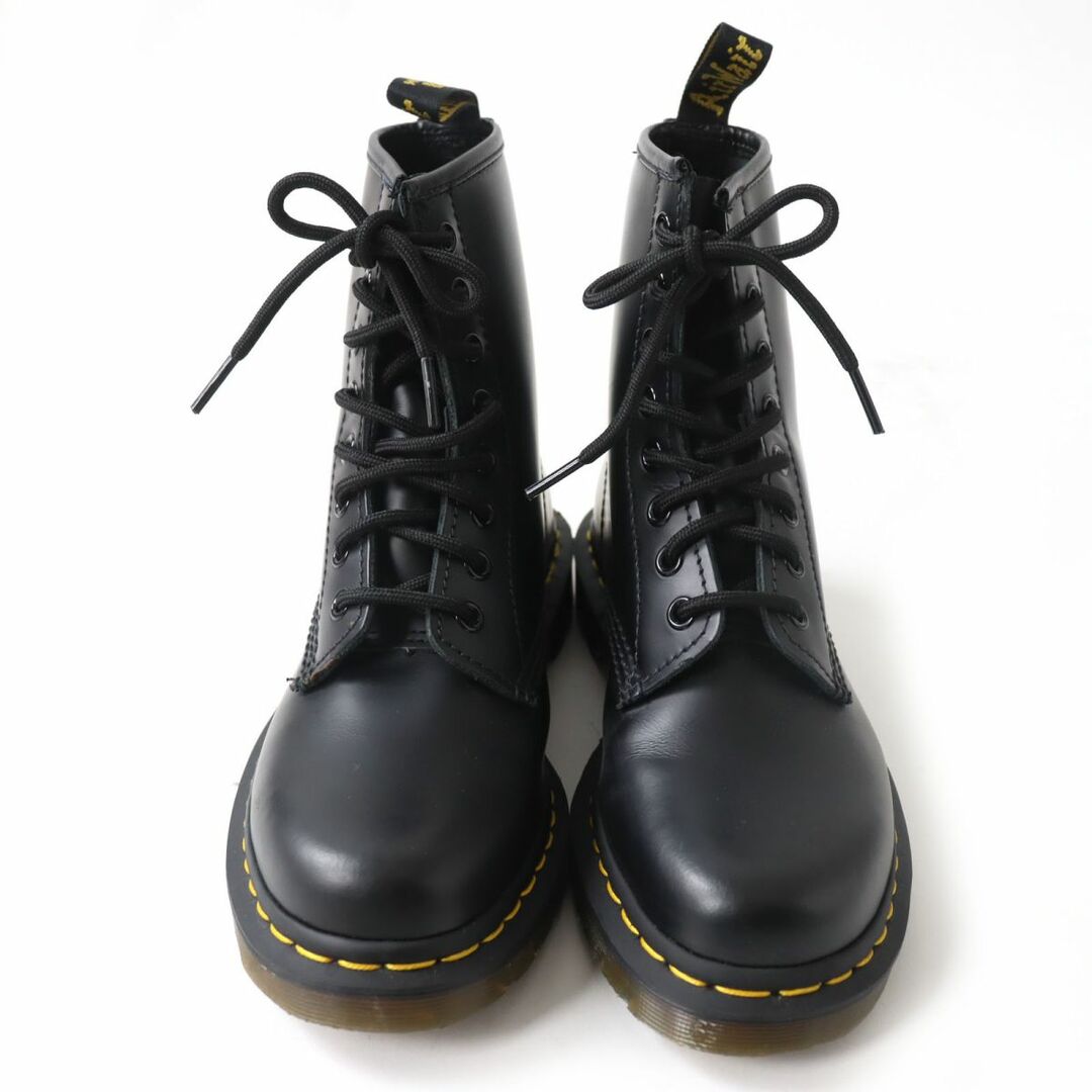 極美品☆Dr. Martens ドクターマーチン 1460 10072004 8ホール レースアップ レザー ブーツ ブラック 黒 UK5 レディース 箱付き 3